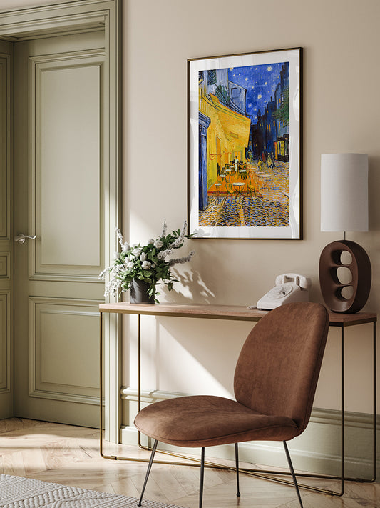 Van Gogh Gece Kahvesi̇ N2 - Art Print