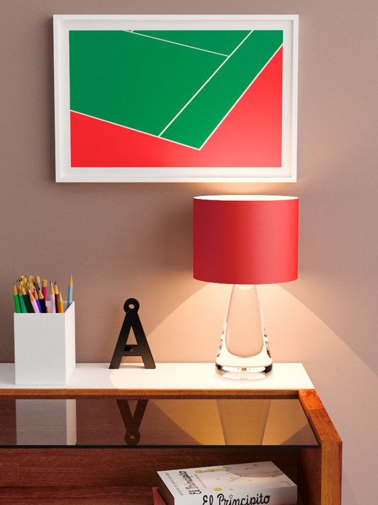 Teni̇s Kortu - Art Print