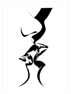 The Kiss - Art Print