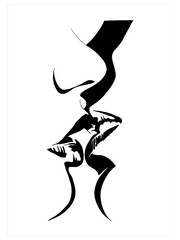 The Kiss - Fine Art Poster