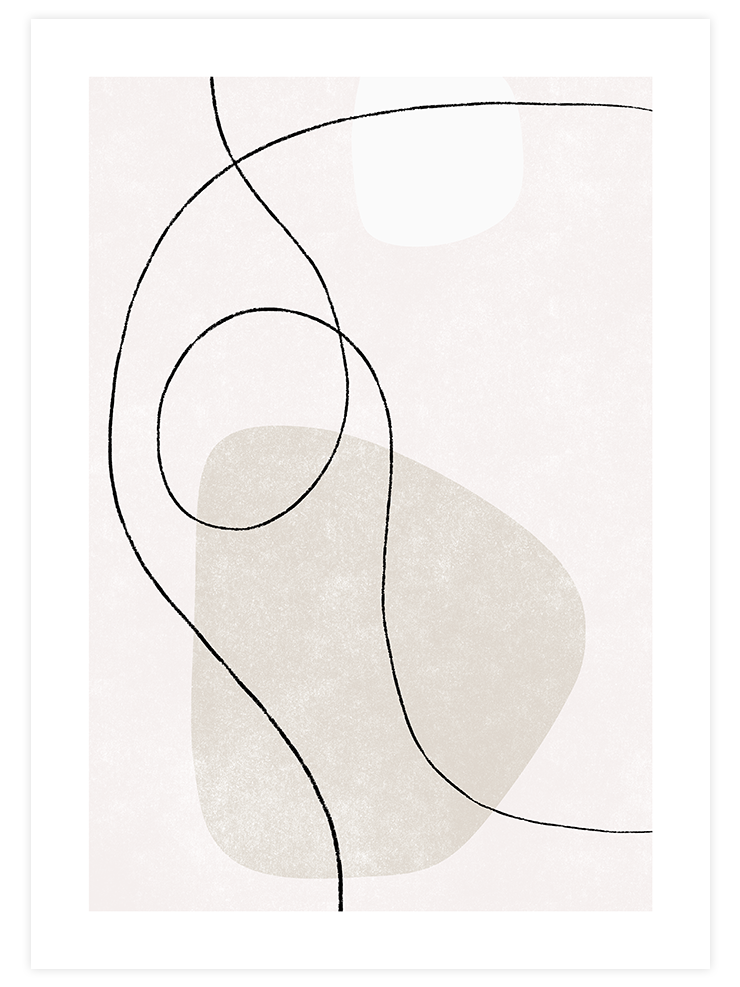 Trait Abstrait - Art Print Ürün ana görseli