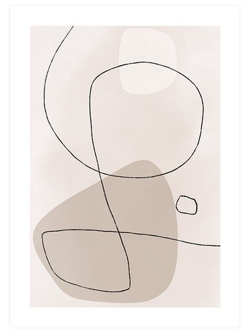 Trait Abstrait N2 - Art Print