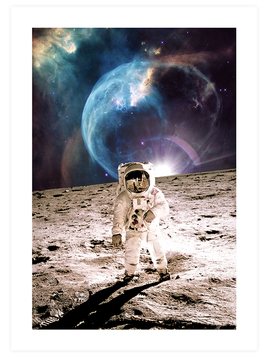 Uzay Yolculuğu N2 - Fine Art Poster