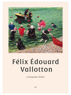 Vallotton Bathing in Etretat - Art Print