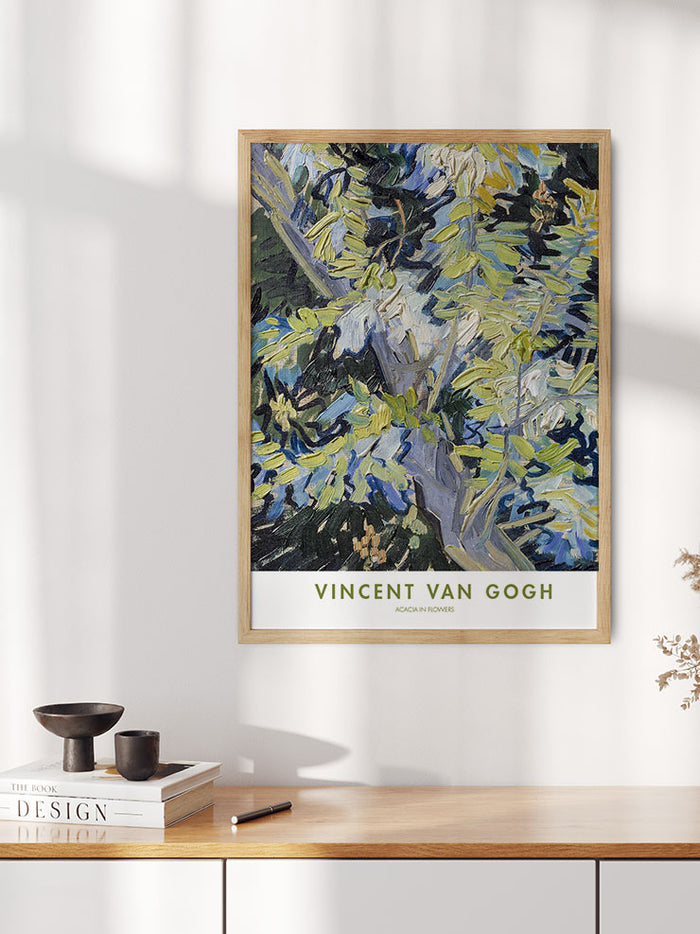 Van Gogh Acacia in Flowers - Art Print  Poster