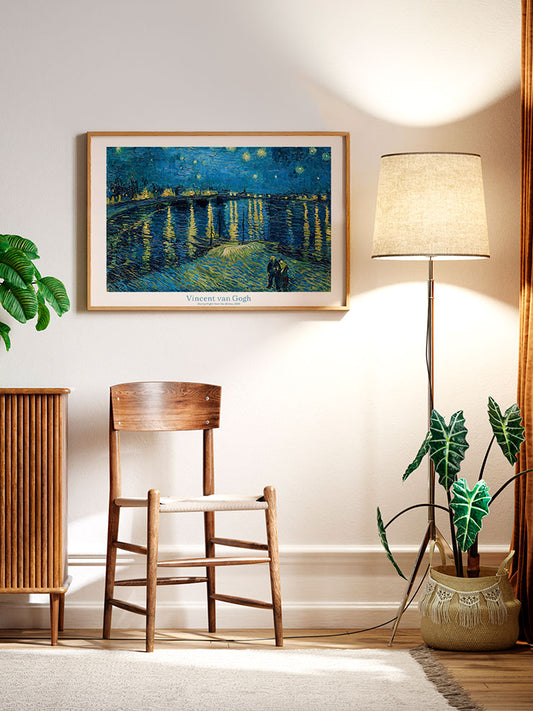 Van Gogh Starry Night Over The Rhone - Art Print