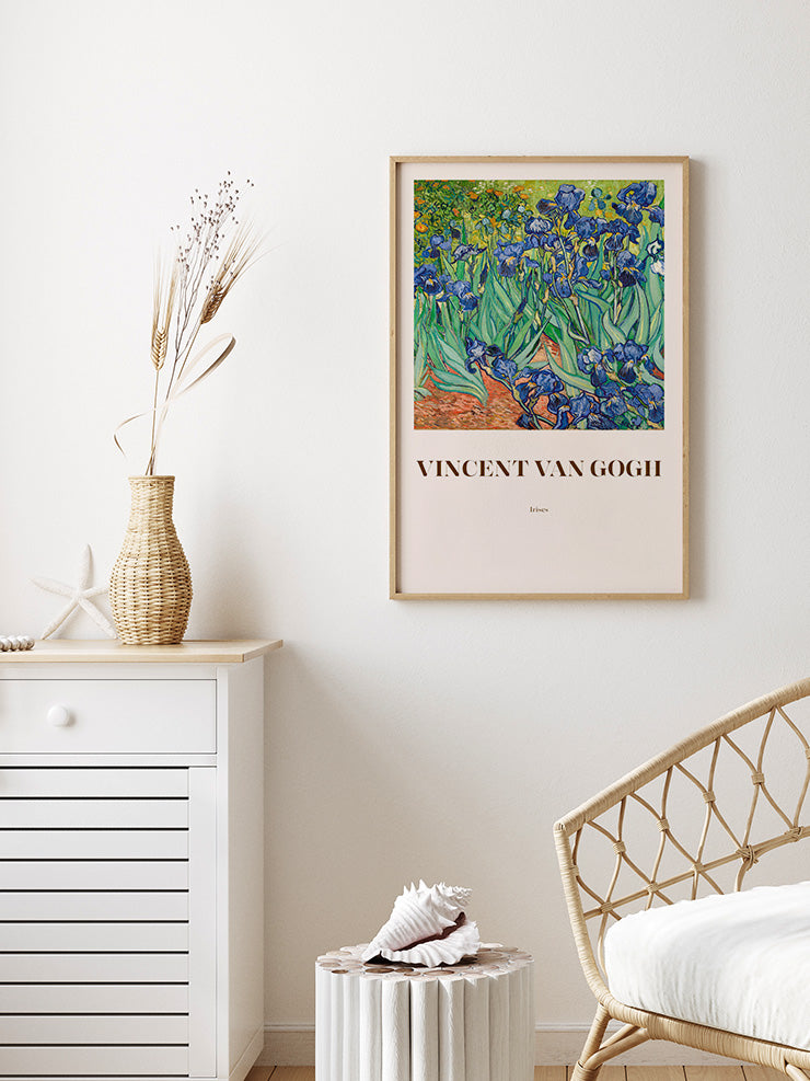 Van Gogh Irises - Art Print  Poster