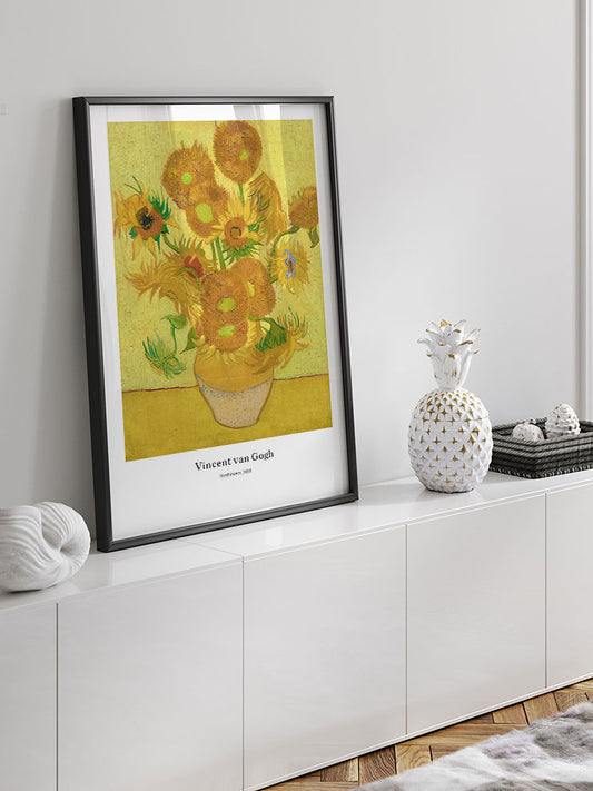 Van Gogh Sunflowers (Ayçiçekleri) N2 - Art Print