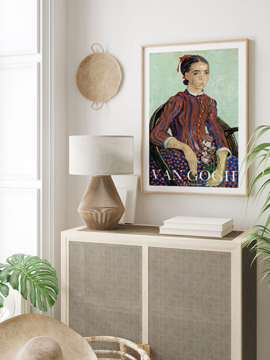 Van Gogh La Mousmé - Fine Art Poster