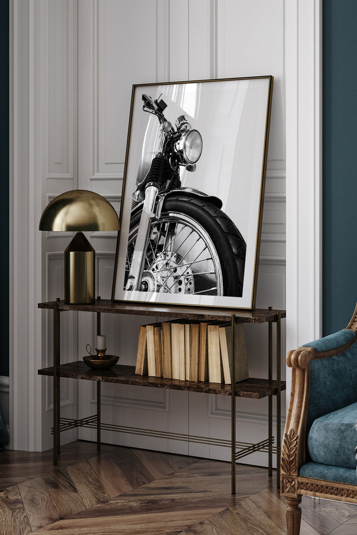 Vintage Motosiklet - Art Print  Poster