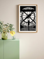 Vintage Saat Poster - Giclée Baskı
