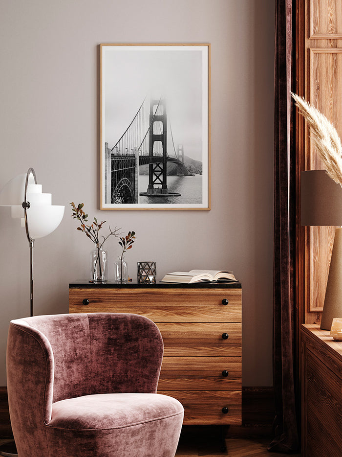 Vintage San Fransisco - Art Print  Poster