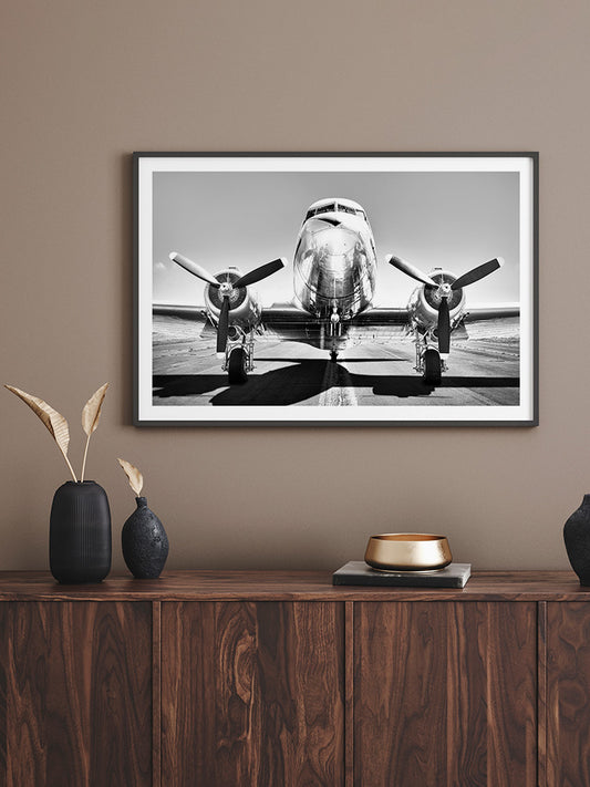 Vintage Uçak - Fine Art Poster