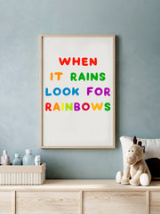 Look For Rainbows N2 - Fine Art Poster