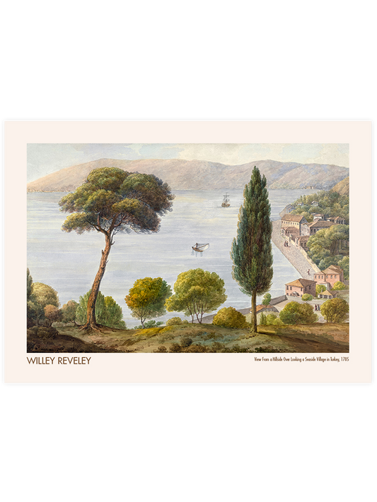 Village in Turkey, Willey Reveley Poster - Giclée Baskı