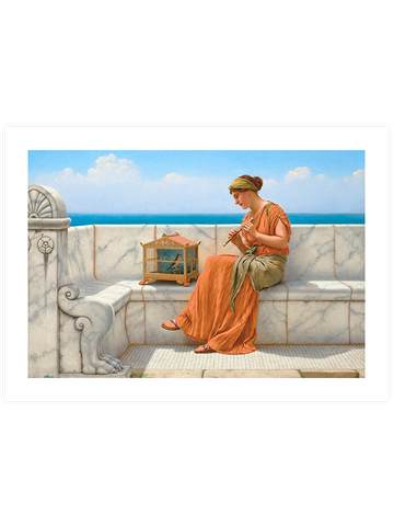 William Godward Songs Without Words - Art Print