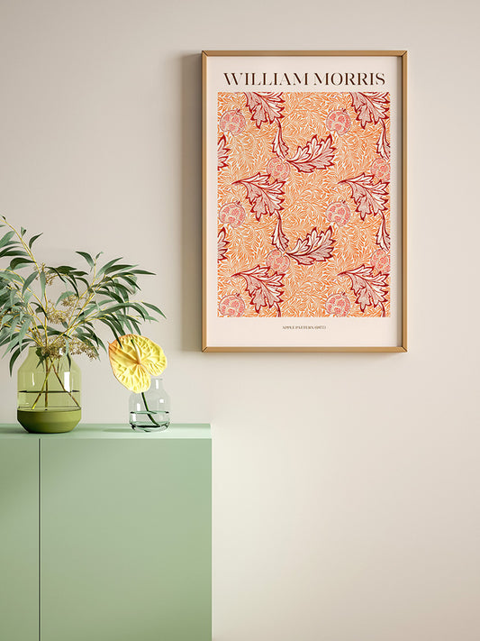 William Morris Apple Pattern Poster - Giclée Baskı