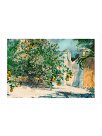 Winslow Homer Orange Trees and Gate - Art Print