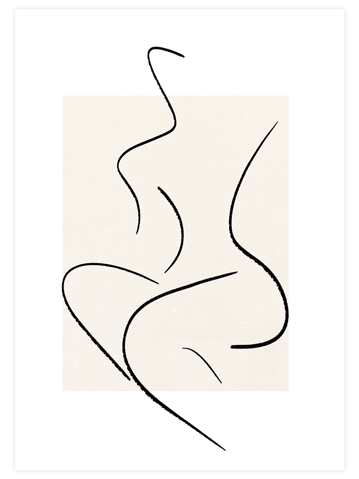 Woman Body - Art Print Sanatsal Poster