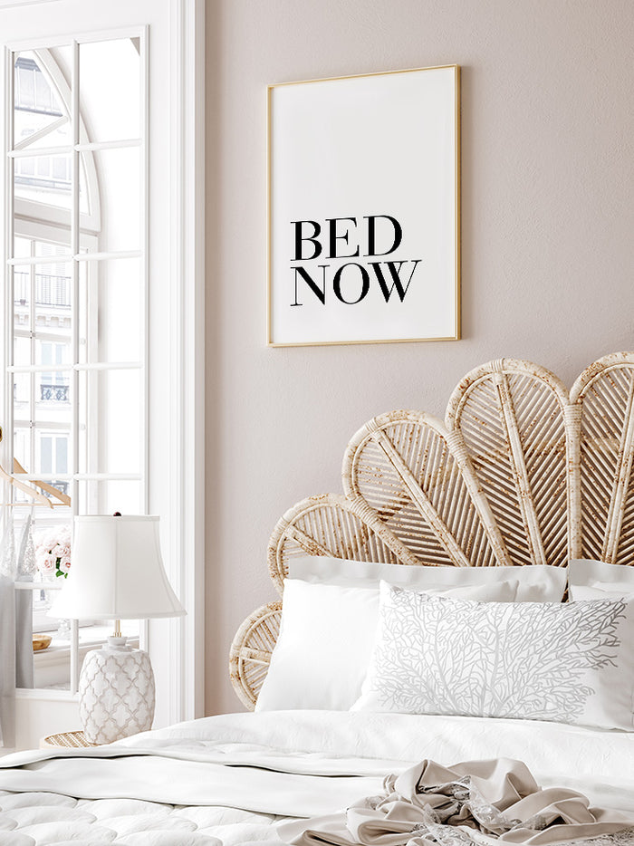 Bed Now - Art Print  Poster