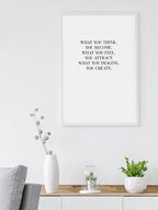 Think Positive - Art Print