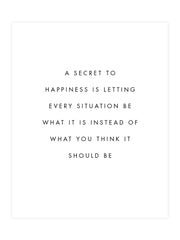 Secret Of Happiness Poster Seti