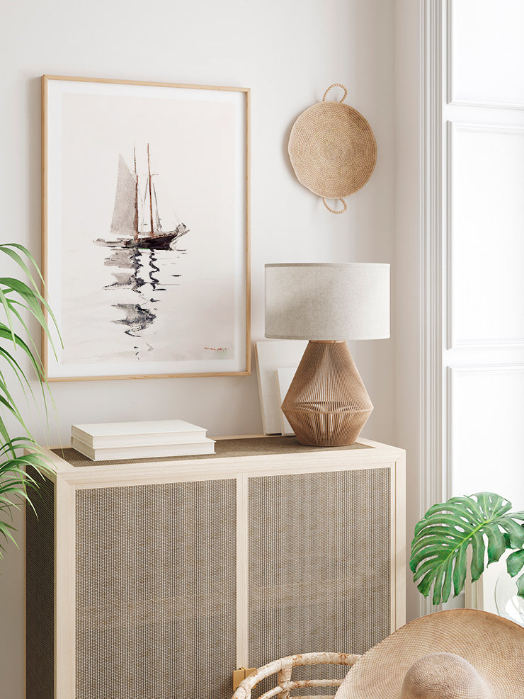 Winslow Homer Two–masted Schooner with Dory - Art Print Ürün ikincil görseli