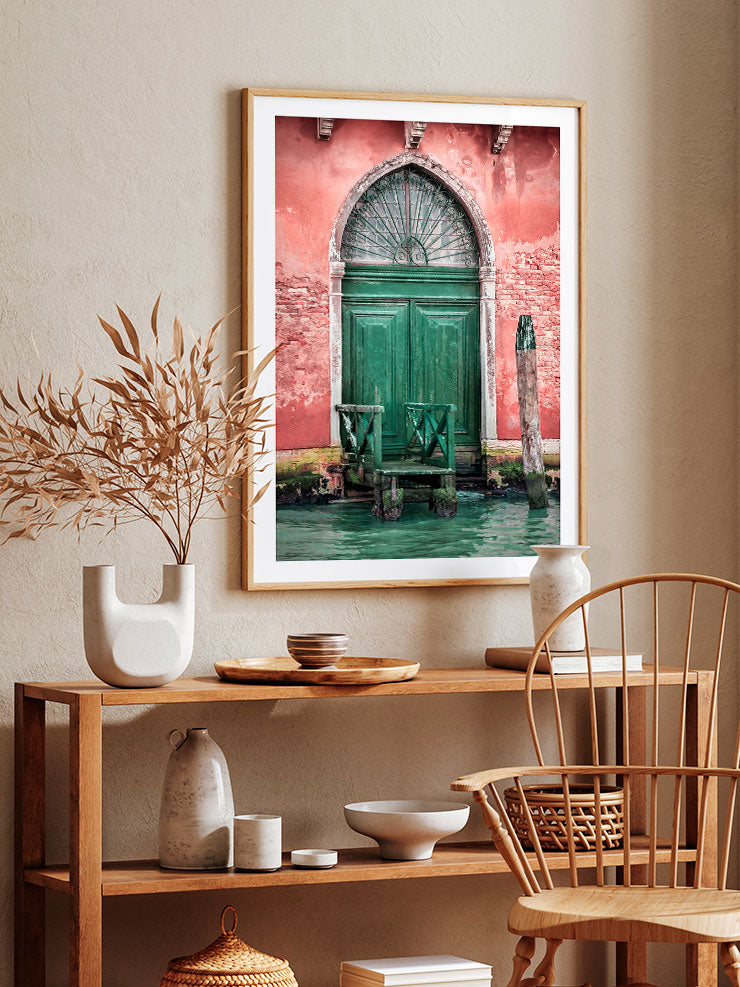 Yeşil Kapı - Art Print  Poster