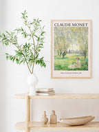 Monet Woman Seated Under The Willows - Art Print
