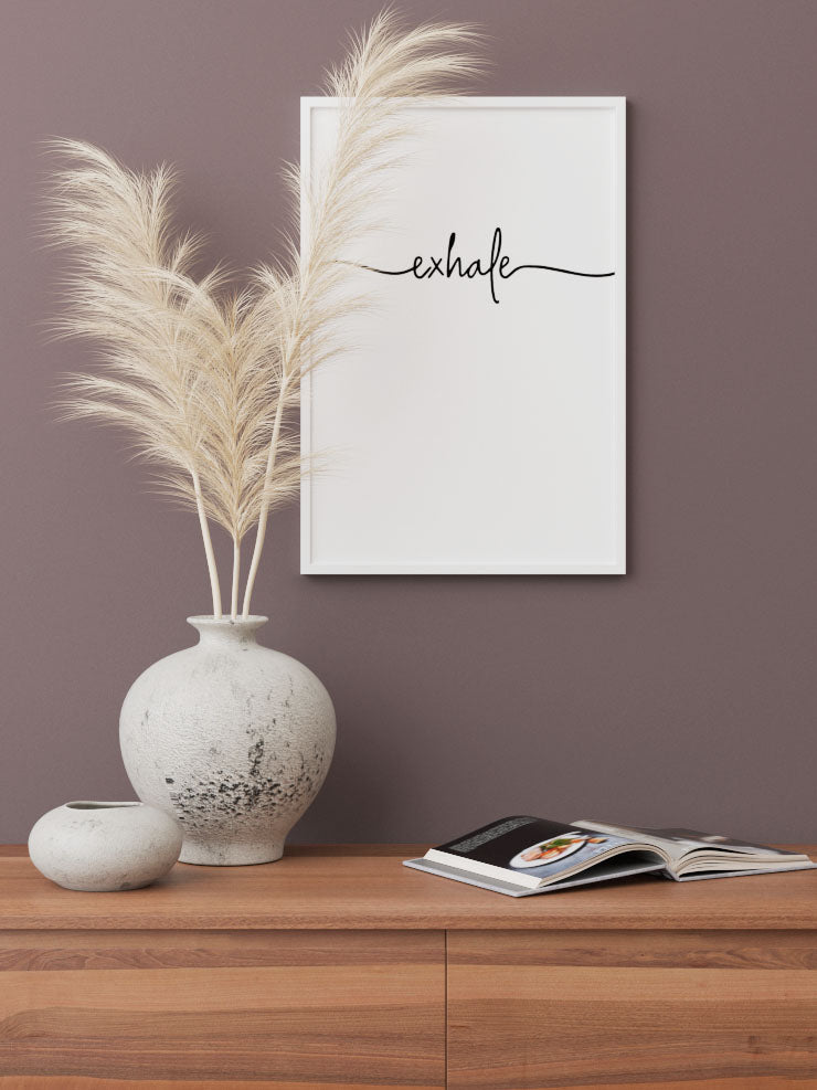 Exhale - Art Print  Poster