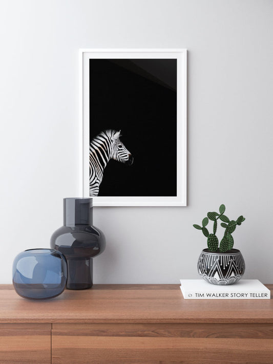 Zebra Poster - Giclée Baskı