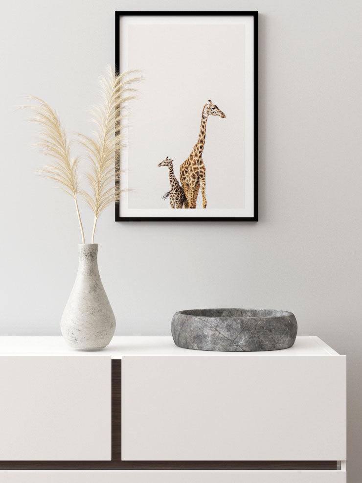 Zürafalar - Art Print Ürün ikincil görseli