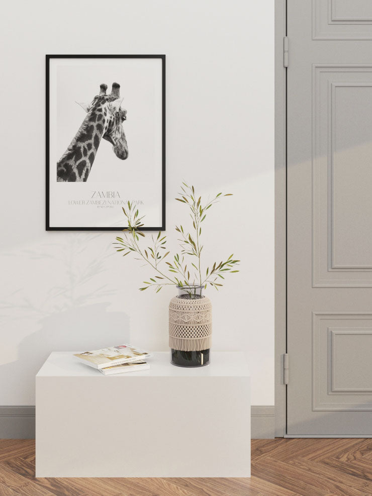 Girafe D'afrique - Art Print