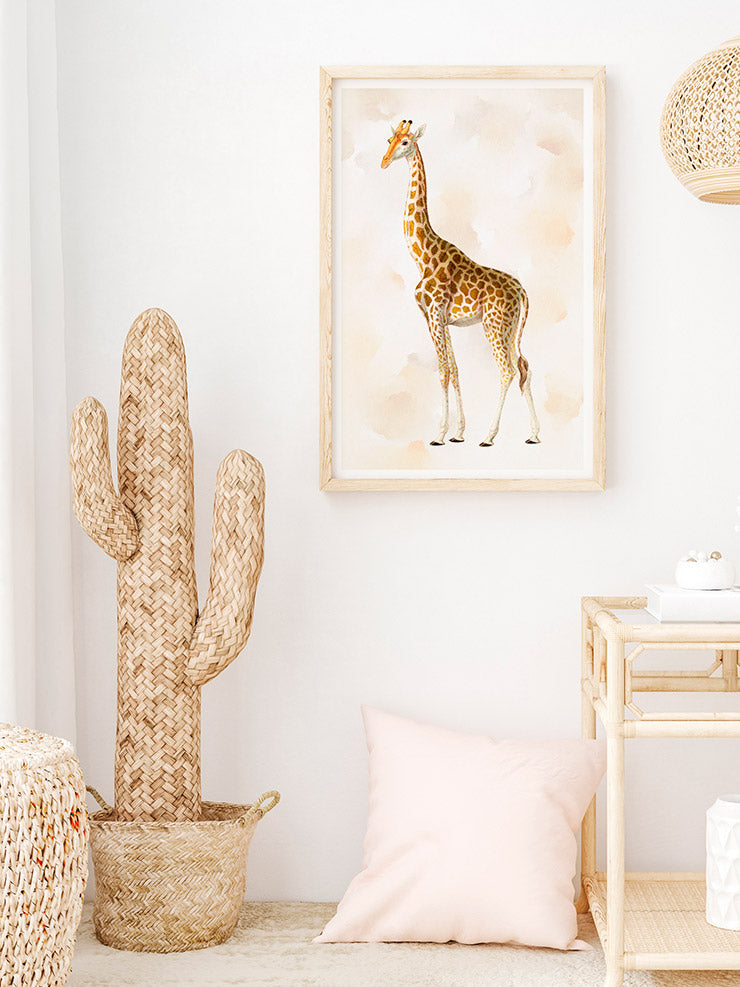 Zürafa N1 - Art Print